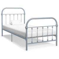 vidaXL Estrutura de cama 100x200 cm metal branco