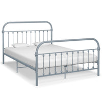 vidaXL Estrutura de cama 100x200 cm metal branco