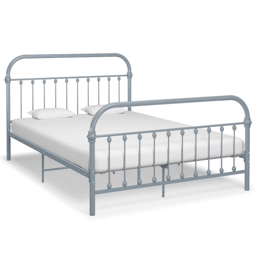 vidaXL Estrutura de cama 100x200 cm metal branco