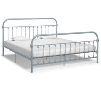 vidaXL Estrutura de cama 100x200 cm metal branco