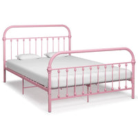 vidaXL Estrutura de cama 100x200 cm metal branco