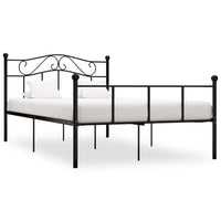 vidaXL Estrutura de cama metal 90x200 cm branco