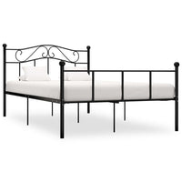 vidaXL Estrutura de cama metal 90x200 cm branco