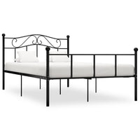 vidaXL Estrutura de cama metal 90x200 cm branco