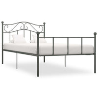vidaXL Estrutura de cama metal 90x200 cm branco
