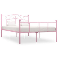 vidaXL Estrutura de cama metal 90x200 cm branco