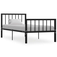 vidaXL Estrutura de cama 120x200 cm metal branco