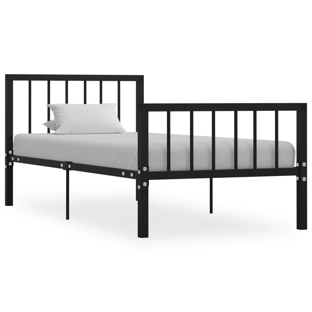 vidaXL Estrutura de cama 120x200 cm metal branco