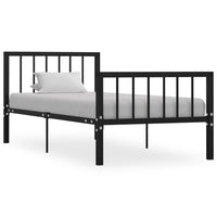 vidaXL Estrutura de cama 120x200 cm metal branco