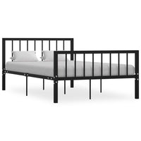 vidaXL Estrutura de cama 120x200 cm metal branco