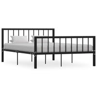 vidaXL Estrutura de cama 120x200 cm metal branco