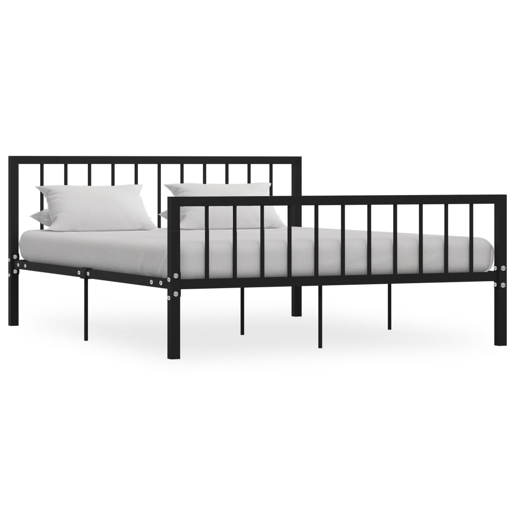 vidaXL Estrutura de cama 120x200 cm metal branco