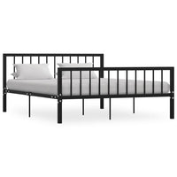 vidaXL Estrutura de cama 120x200 cm metal branco