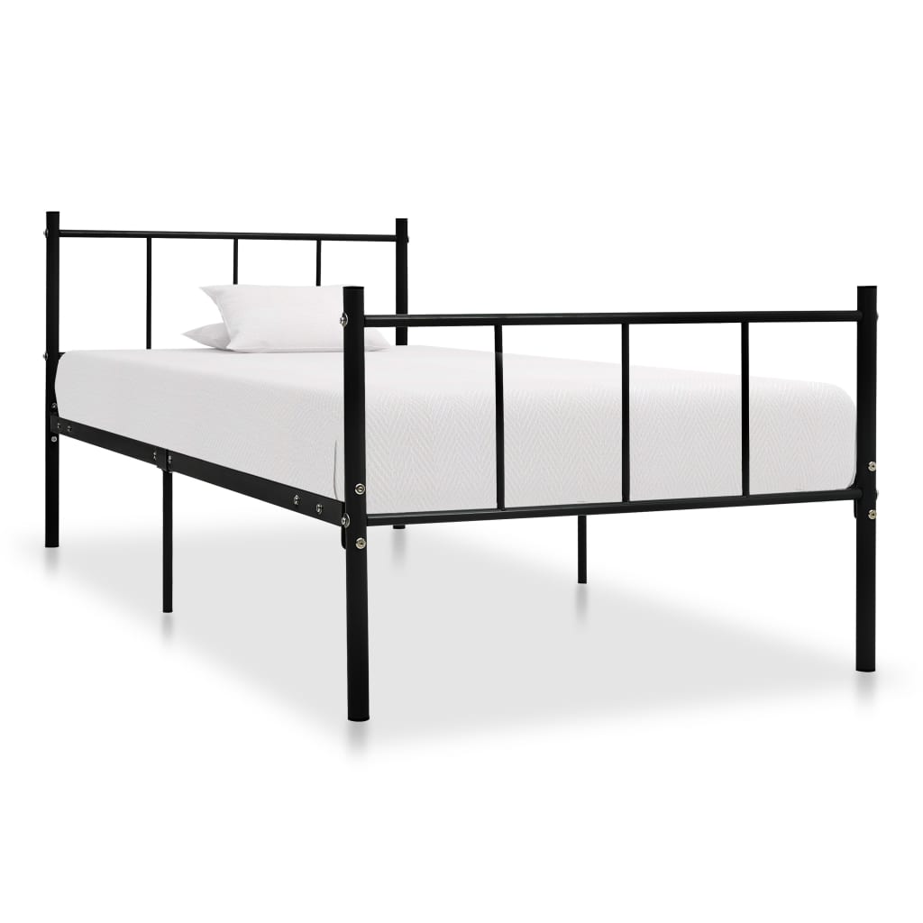 vidaXL Estrutura de cama 120x200 cm metal branco