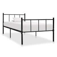 vidaXL Estrutura de cama 120x200 cm metal branco