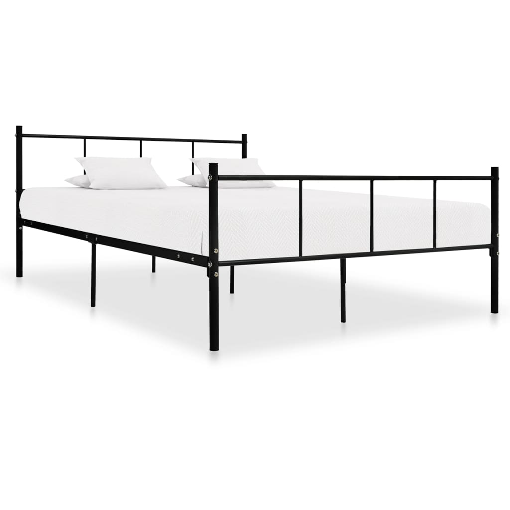 vidaXL Estrutura de cama 120x200 cm metal branco