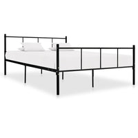 vidaXL Estrutura de cama 120x200 cm metal branco