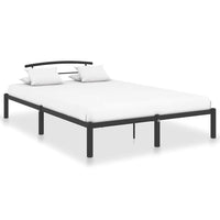 vidaXL Estrutura de cama 90x200 cm metal preto