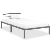 vidaXL Estrutura de cama 90x200 cm metal preto