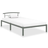 vidaXL Estrutura de cama 90x200 cm metal preto