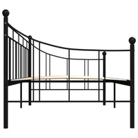 vidaXL Estrutura sofá-cama 90x200 cm metal preto