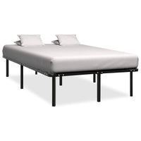 vidaXL Estrutura de cama 90x200 cm metal preto