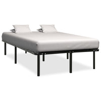 vidaXL Estrutura de cama 90x200 cm metal preto