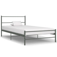 vidaXL Estrutura de cama 180x200 cm metal cinzento