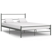 vidaXL Estrutura de cama 180x200 cm metal cinzento