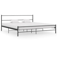 vidaXL Estrutura de cama 180x200 cm metal cinzento