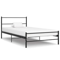 vidaXL Estrutura de cama 180x200 cm metal cinzento