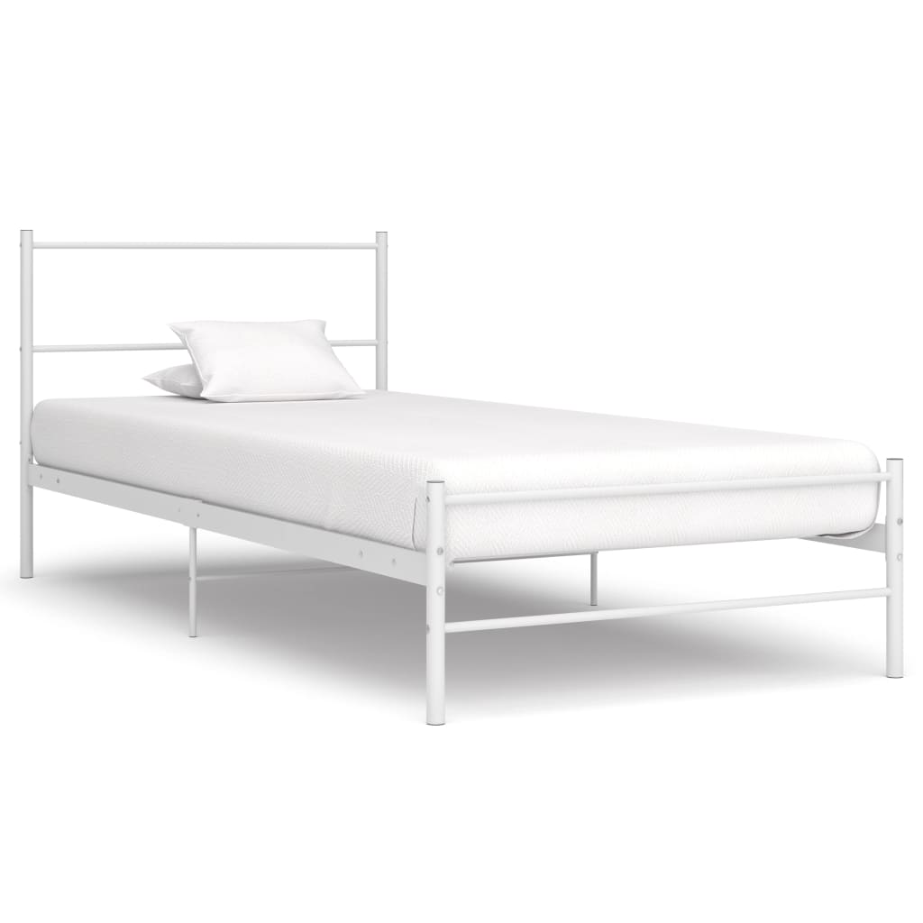 vidaXL Estrutura de cama 180x200 cm metal cinzento