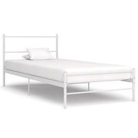 vidaXL Estrutura de cama 180x200 cm metal cinzento