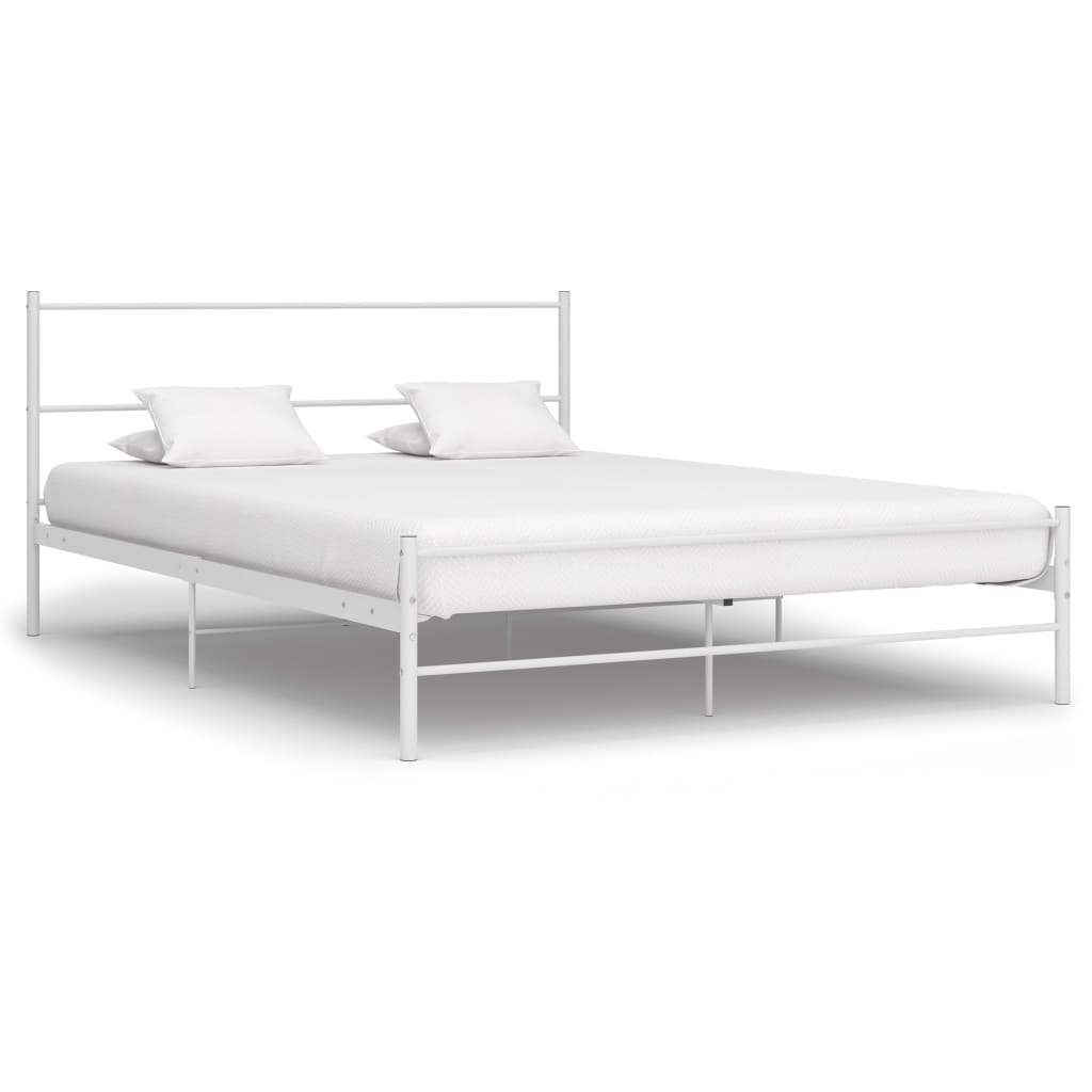 vidaXL Estrutura de cama 180x200 cm metal cinzento
