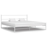 vidaXL Estrutura de cama 180x200 cm metal cinzento