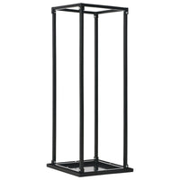 vidaXL Suporte para lenha 50x20x150 cm aço preto