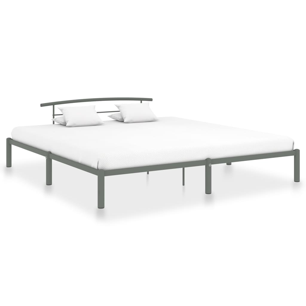 vidaXL Estrutura de cama 90x200 cm metal preto