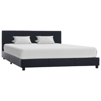 vidaXL Estrutura de cama 90x200 cm couro artificial branco