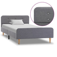 vidaXL Estrutura de cama 90x200 cm serapilheira cinzento-escuro