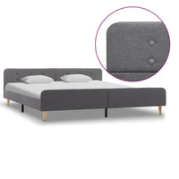 vidaXL Estrutura de cama 90x200 cm serapilheira cinzento-escuro
