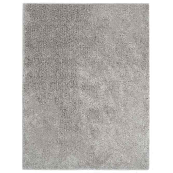 vidaXL Tapete de divisão shaggy 160x230 cm cinzento