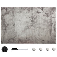 vidaXL Quadro magnético em vidro para parede 50x30 cm