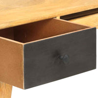 vidaXL Secretária com gavetas 130x50x80 cm madeira mangueira maciça