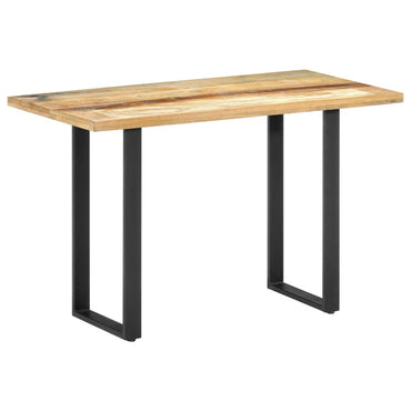 vidaXL Mesa de jantar 120x60x76 cm madeira recuperada maciça