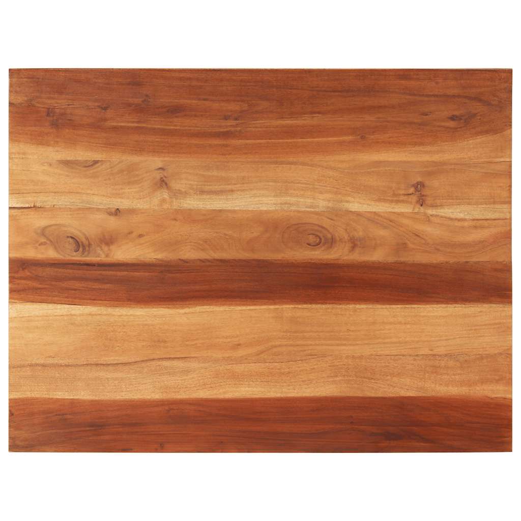 vidaXL Tampo de mesa madeira de acácia maciça 15-16 mm 60x70 cm