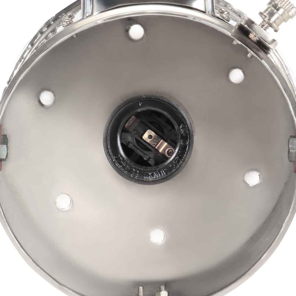 vidaXL Candeeiro de chão tripé 69 cm madeira mangueira maciça preto