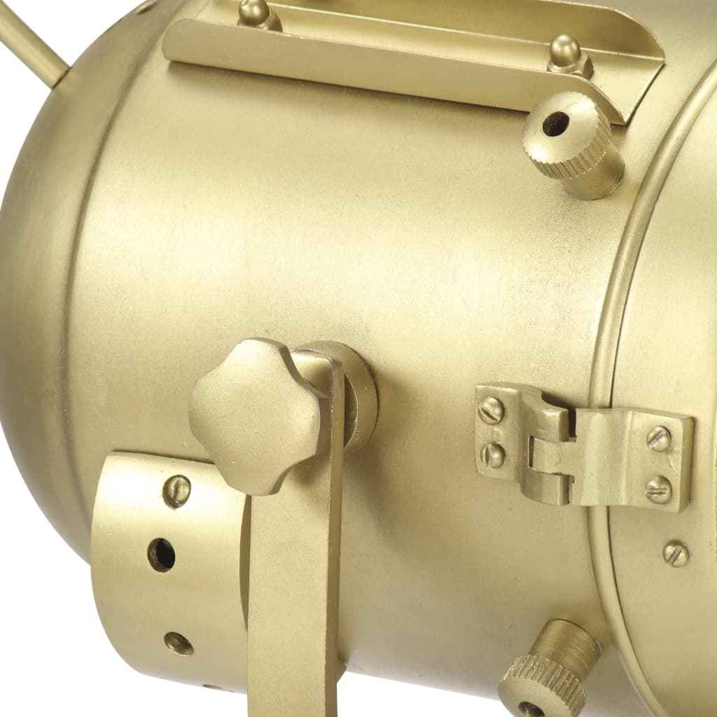 vidaXL Candeeiro de chão tripé 97 cm madeira mangueira maciça