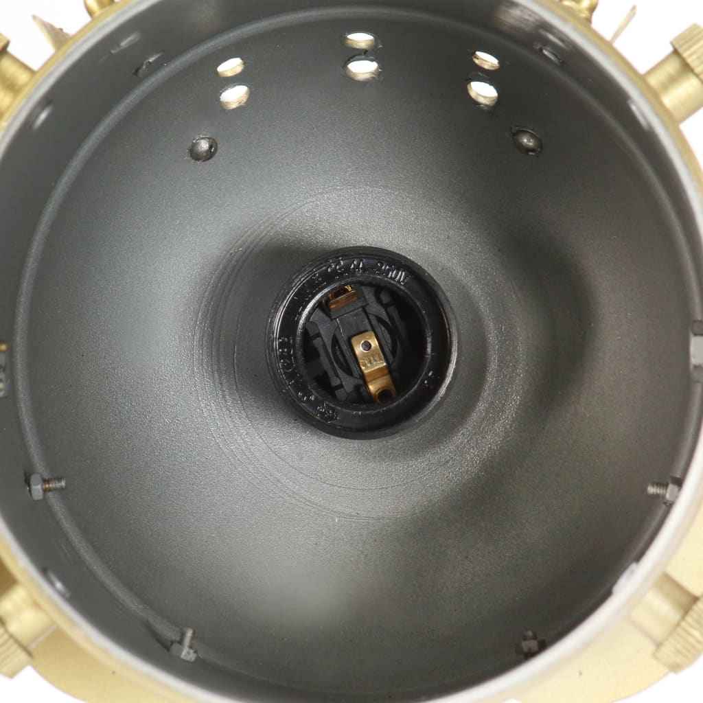 vidaXL Candeeiro de chão tripé 97 cm madeira mangueira maciça