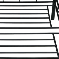 vidaXL Estrutura sofá-cama 90x200 cm metal preto