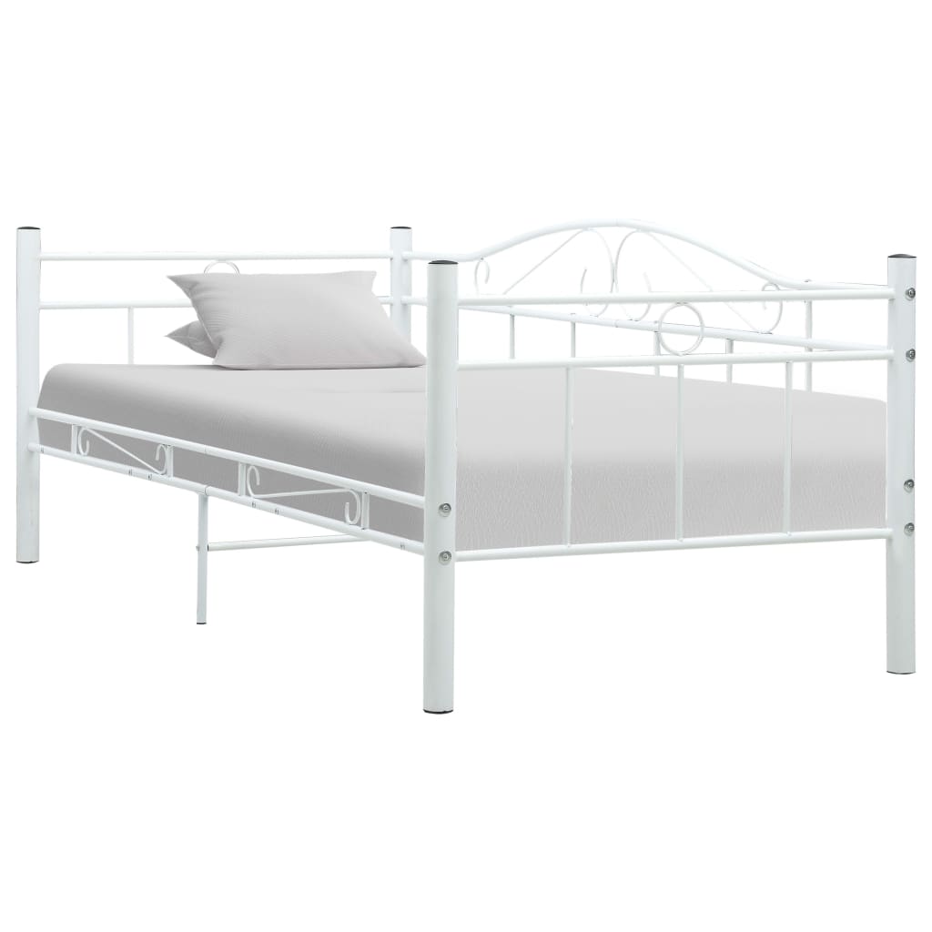 vidaXL Estrutura sofá-cama 90x200 cm metal preto